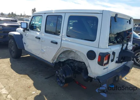 2023 Jeep Wrangler 4Xe 4X4 z USA, uszkodzony, nr VIN 1C4JJXN64PW662470